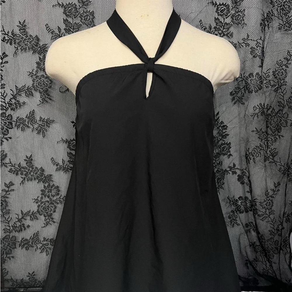 Black Halter Top